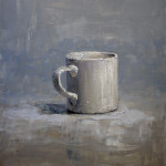 Brian Blackham, "A Cup", 2015, oil on panel, 16 x 12"