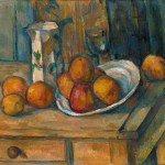 Paul Cézanne,
Still Life with Milk Jug and Fruit,
ca. 1900