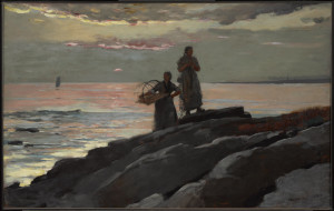 Winslow Homer, Saco Bay,  1896, Oil on canvas, 23 13/16" x 37 15/16"