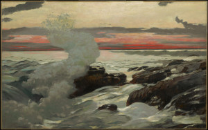 Winslow Homer, West Point, Prout's Neck, 1900, Oil on canvas, 30 1/16" x 48 1/8"