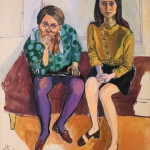 Alice Neel, Wellesley Girls (Kiki Djos '68 and Nancy Selvage '67), 1967, Oil on canvas