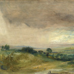 John Constable, Hampstead Fields, Looking West, Afternoon, 1821, Oil on panel, 6 1/2" x 8 3/4"